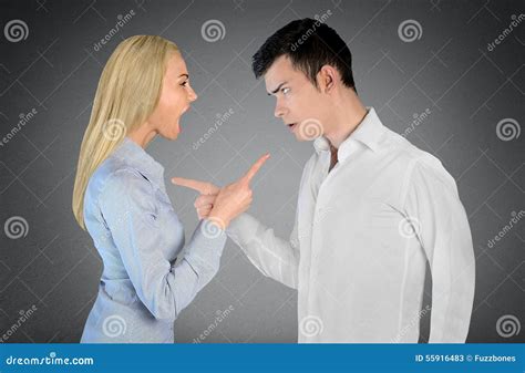Couple Argue Stock Image Image Of Closeup Mouth People 55916483