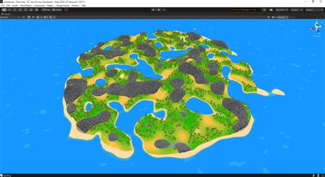 Been Working On Procedural Island Generation Pretty Happy With How It