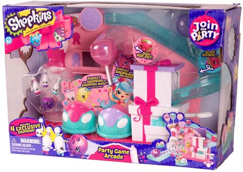 Shopkins Join The Party Large Playset Party Game Arcade Toptoy