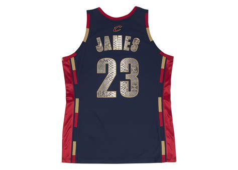 Mitchell And Ness Lebron James 2008 2009 Cleveland Cavaliers Python Jers