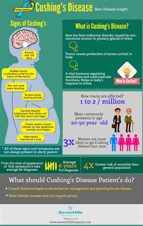 Cushing Disease Syndrome Infographic Infographics
