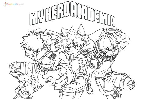 My Hero Academia Villains Coloring Pages Coloring Pages
