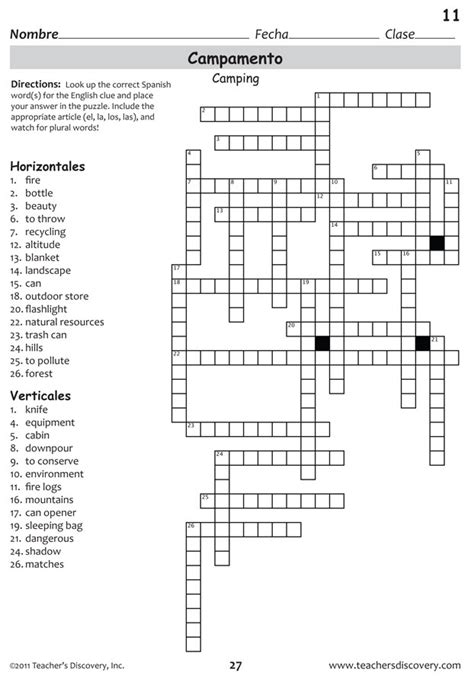 Learn how to say crossword in spanish with audio of a native spanish speaker. The Big Book of Spanish Crossword Puzzles, Spanish ...