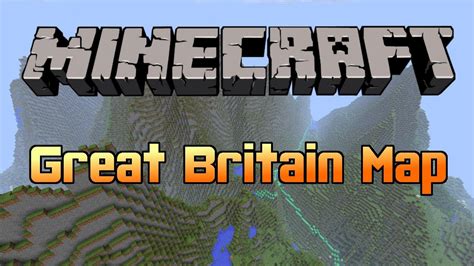 Minecraft Ordnance Survey Great Britain Map Youtube
