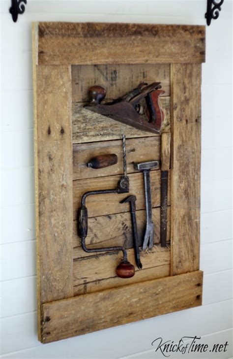 These nostalgic reminders of yesterday will add timeless cool to your man cave. Old Tools Keepsake Display | Knick of Time