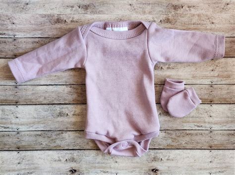 13 Bodysuit Clothing For Mini Reborn Baby Doll Clothes Etsy