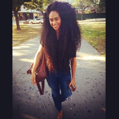 Straighter, longer hair is historically and currently seen as more beautiful than kinky hair styles. alyssaredenti: curly Rapunzel. extremely long natural hair ...
