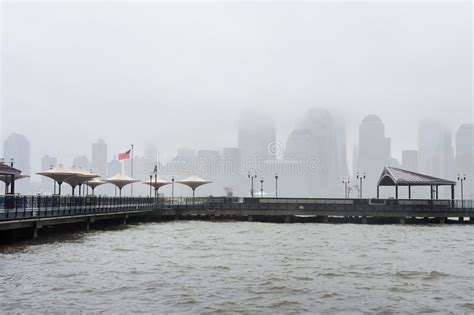 Rainy Day In New York City Stock Photo Image Of Park