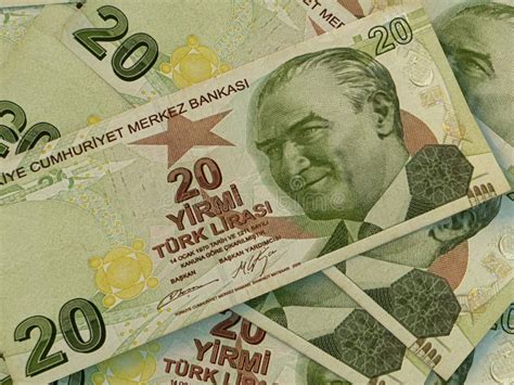 Turkish Currency Money Of Turkey Business Background Turkish Lira Try