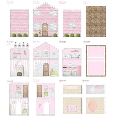 Templates Dollhouse Miniature Madness And Tutorials Free Printable