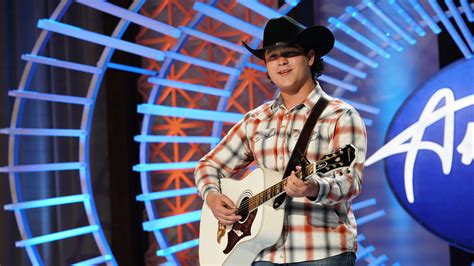 Katy perry yells 'no!' at luke bryan after he playfully comments on her supposed leg hair while on set filming 'american idol'. American Idol's Caleb Kennedy: 3 things about the ...