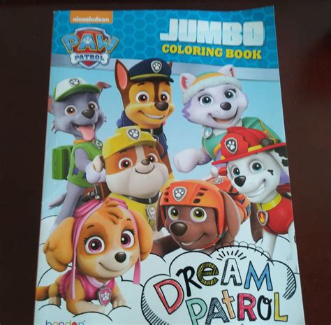 Paw Patrol Jumbo Coloring And Activity Book
