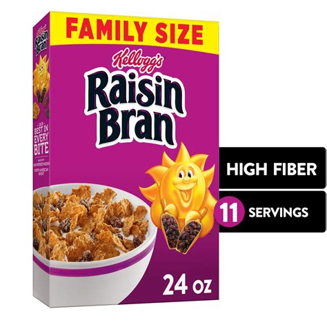 Kelloggs Raisin Bran Breakfast Cereal Original 24 Oz Home And Garden