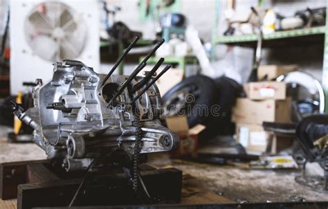 Closeup Motorcycle Chrome Stock Image Image Of Reflective