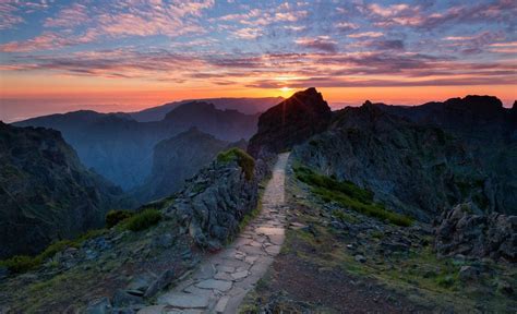 Path To Mountain In Portugal