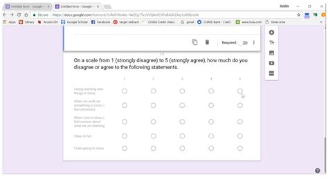 Creating A Google Forms Survey Youtube