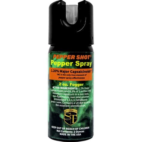 Pepper Shot 12 Mc 2 Oz Pepper Spray Safety Technology