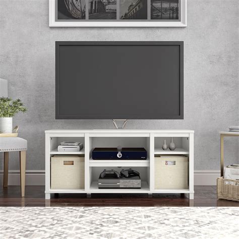 Mainstays Parsons Tv Stand For Tvs Up To 50 White
