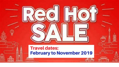 Grab this special chance to pay visit to your families. Air Asia Red Hot Piso Fare Promo Tickets for 2019 Travel ...