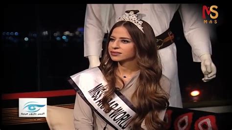 ملكة جمال سوريا رنيم الصباغ ضيفة برنامجنا تحدي العرب شاهد وشارك Youtube