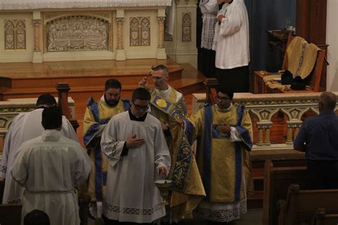 New Liturgical Movement Photos Of A New Priest’s First Mass