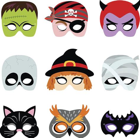 Halloween Printable Masks By Exxorian Printable Halloween Masks