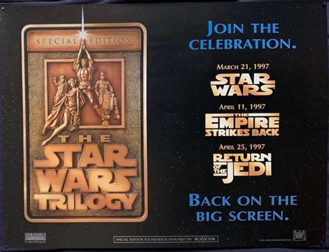 All About Movies The Star Wars Trilogy Poster Original British Quad