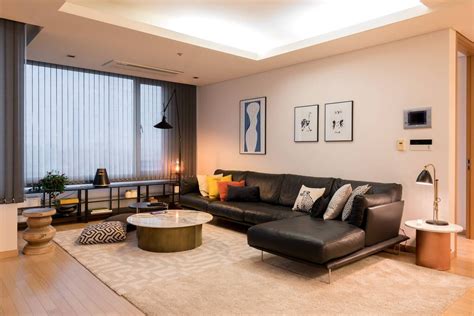 Living Room Korean Modern House Interior Design Perfect Image Resource