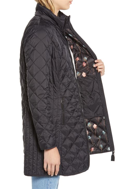 Joules Chatham Hooded Longline Quilted Jacket Nordstrom Rack