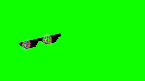 Thug Life Glasses Green Screen Effect No Copyright Chroma Key Youtube
