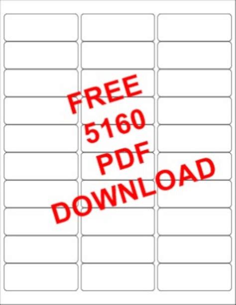 Avery 5160 Template For Pages Interesting Free Address Labels To Print