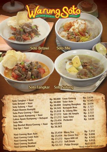 Desain Daftar Menu Makanan | semagat45
