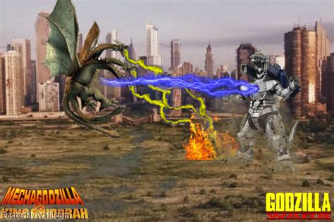 Godzilla Wars Mechagodzilla Vs King Ghidorah By Supergodzilla On