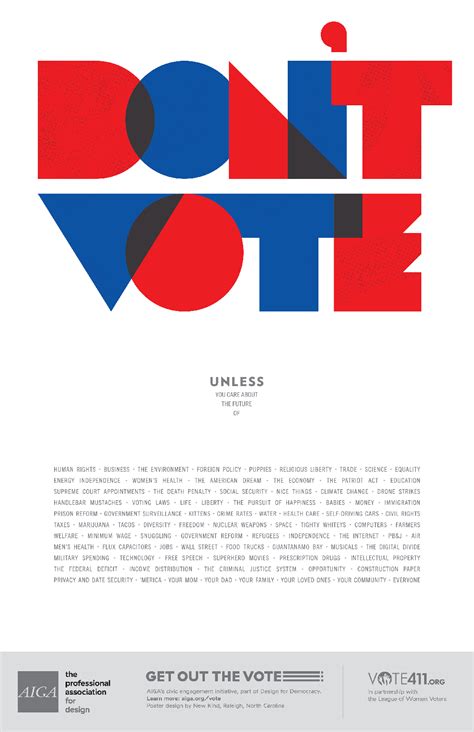 Let your child find her place among the politicians, the flyers, the debates and the countless television ads with a slogan and poster of her very own. The Best AIGA Get Out the Vote Posters—Now Looking Even Better on Google Art Project | | Eye on ...
