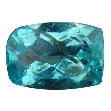 083ct Unheated Greenish Blue Apatite Gemstone Ebay