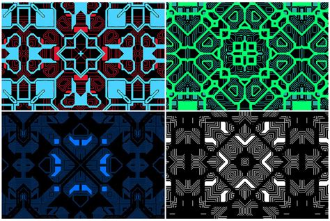 10 Techno Pattern Backgrounds Filtergrade
