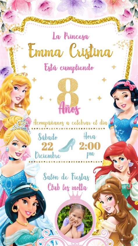 Invitacion De Princesas Disney Para Imprimir Robnei Sexiz Pix