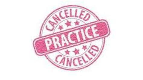 Practices Canceled Until May 30 2020