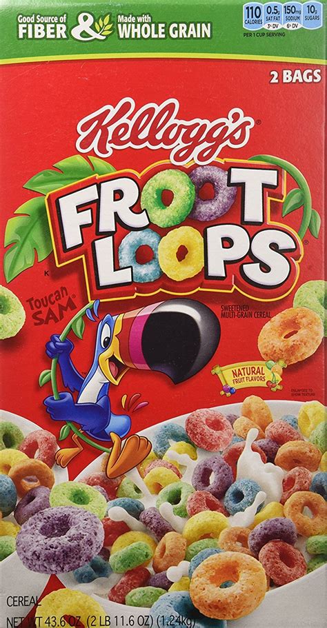 Buy Kellogg S Fruit Loops Cereal Froot Loops Ounce Twin Bag Box My
