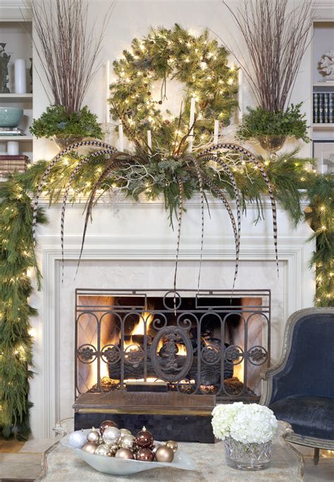 Beautiful Holiday Centerpiece That Can Be Used On A Mantel Over