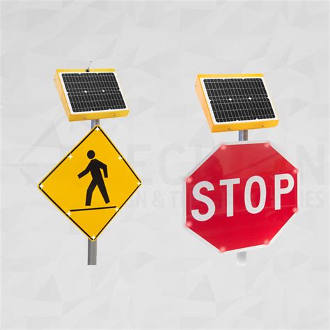 Led Embedded Traffic Signs Traffic Depot Signs And Safety