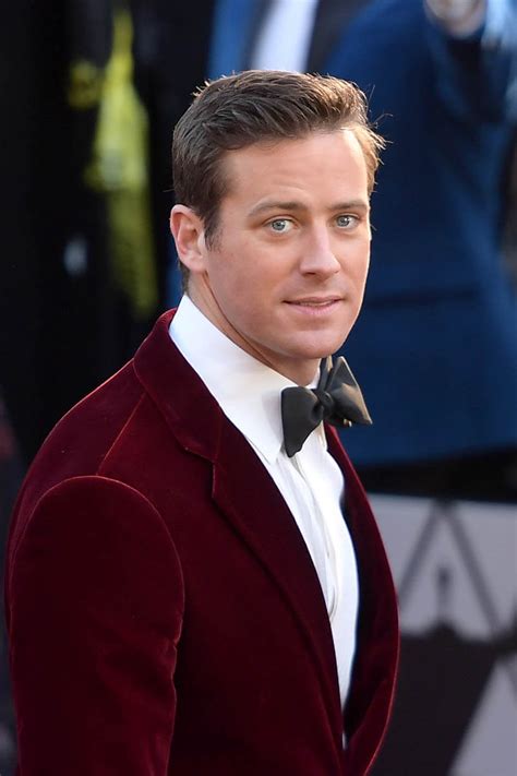 Armie Hammer Shot Hot Dogs While Sick At The 2018 Oscars