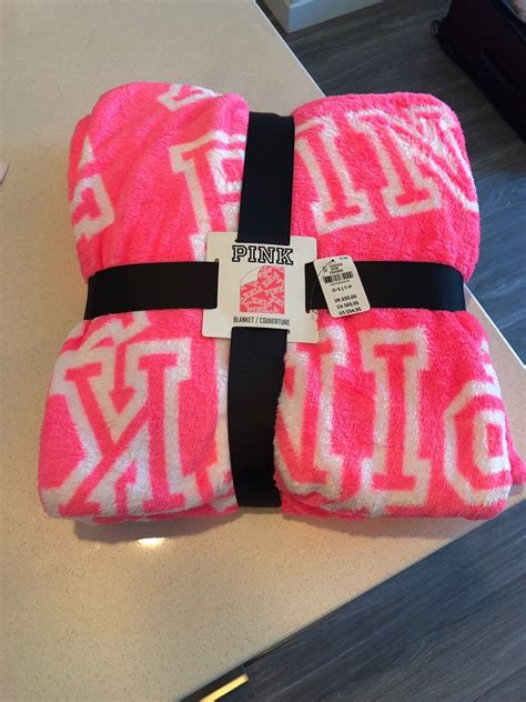 Fuzzy Throw Blanket From Victorias Secret Vs Pink Victoria Secret