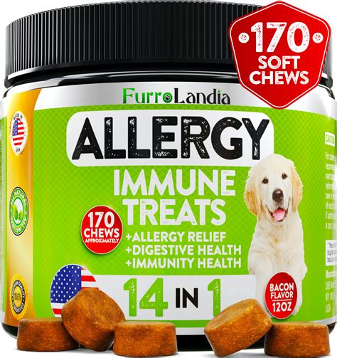 Furrolandia Dog Allergy And Immune Chews Itch Relief For Dogs Hot Spot