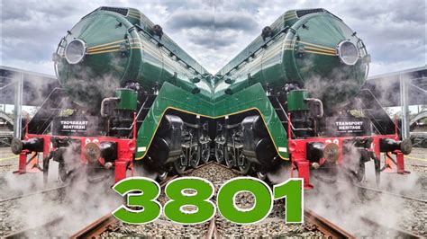 The Legend Of Australian Railways Steam Locomotive 3801 Youtube