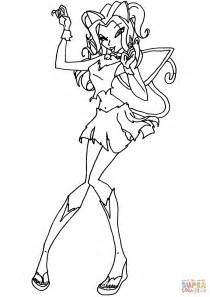 Winx Club Katy Fairy Coloring Page Free Printable Coloring Pages