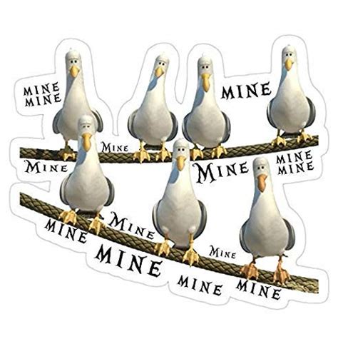 Mine Seagulls From Finding Nemo Finding Nemo Decal Sticker Graphic