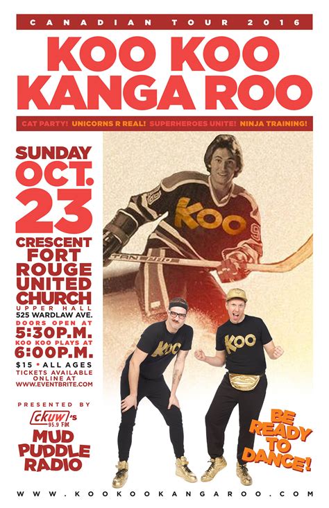 Koo Koo Kangaroo 2016 Gig Posters 204
