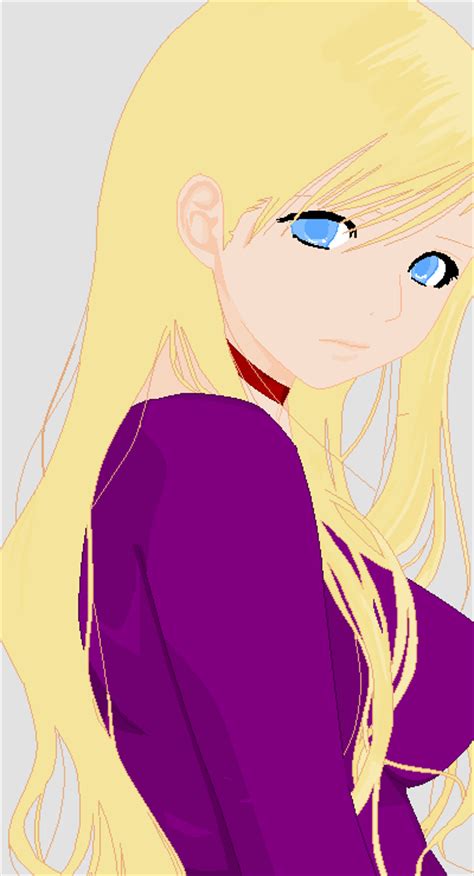 Random Blonde Anime Girl By What Is Left On Deviantart