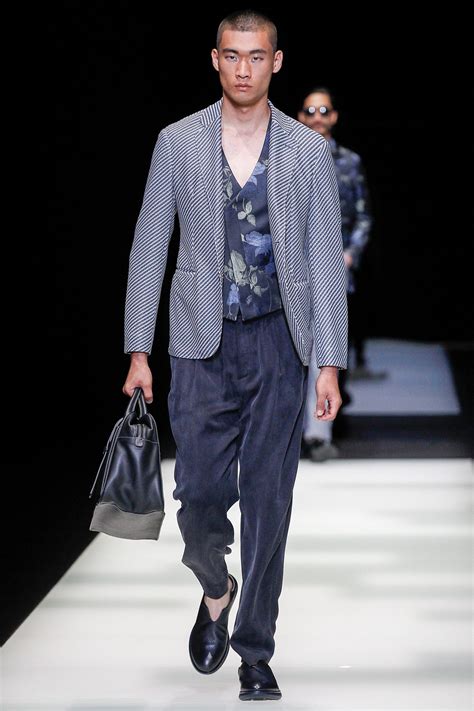 Giorgio Armani Spring 2018 Menswear Fashion Show Mens Fashion Summer